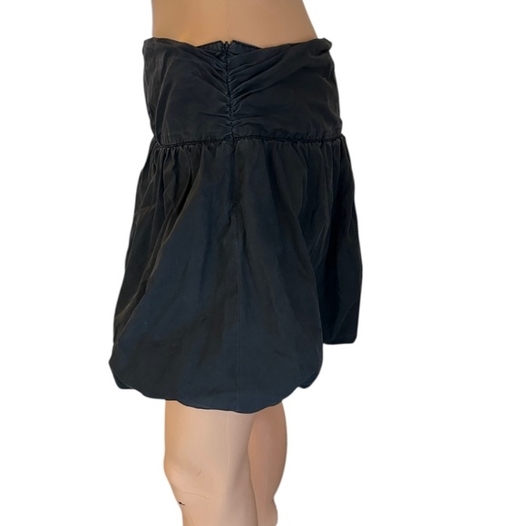 Naturally JoJo Women’s Japanese 100% Cotton Black Balloon Mini Skirt ~ Size M - Picture 5 of 10